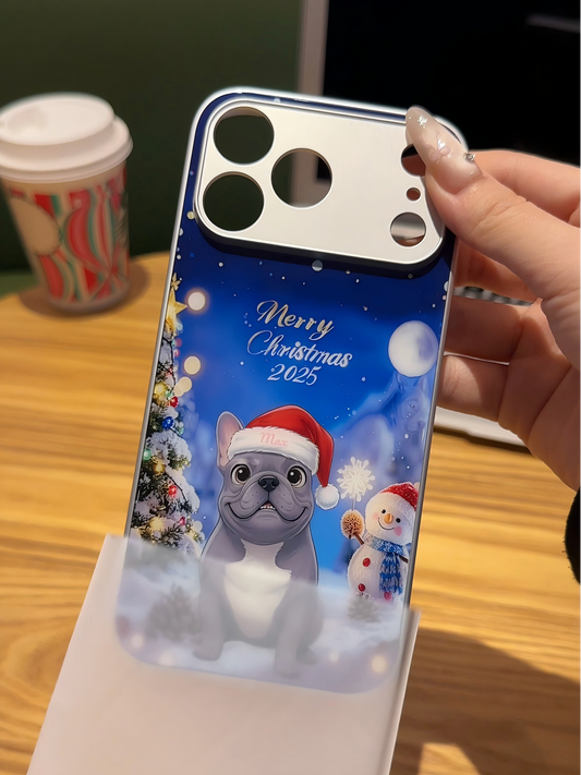 Christmas Edition Pet Portrait Phone Cover - Made-to-Order for Dog Owners